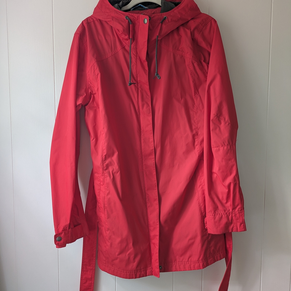 Women's Red Hooded Jacket